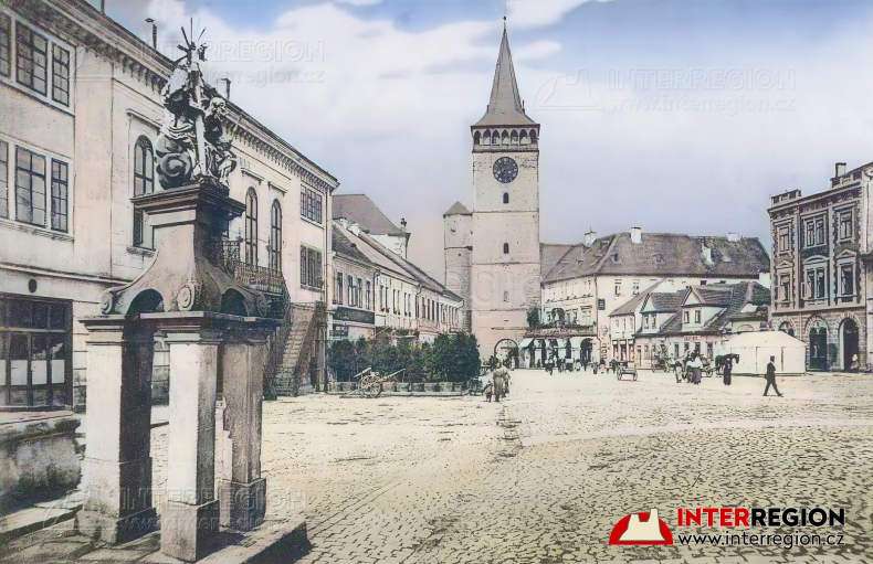 Jičín - sousoší Nejsvětější Trojice