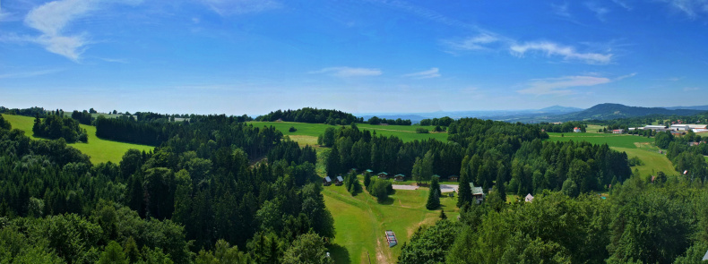 Panorama - Skokanský můstek - K70 - Lomnice nad Popelkou