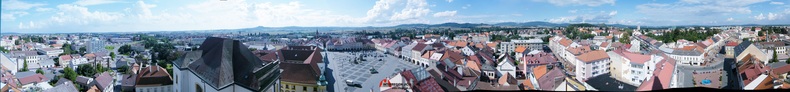 Valdická brána Jičín - panorama